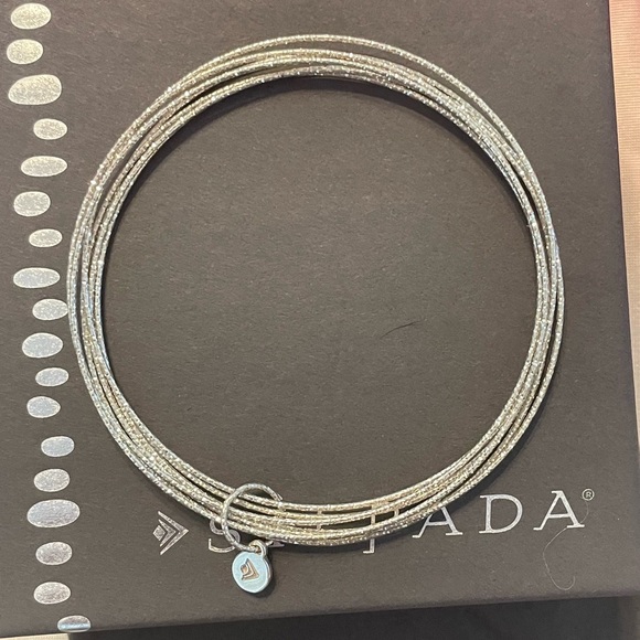 Silpada Sterling Silver ‘Lasting Impression’ Bangle Bracelet Set B3008 - Picture 11 of 16